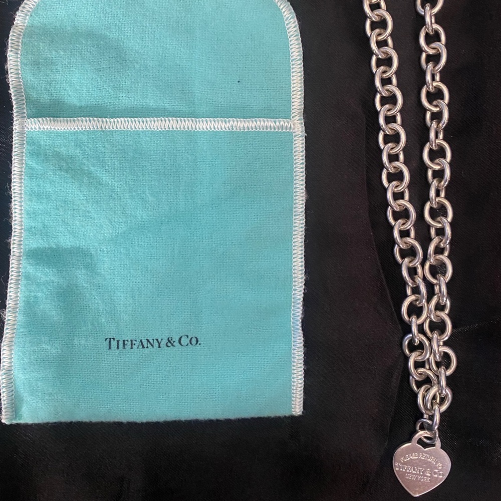 TIFFANY vintage sterling silver necklace